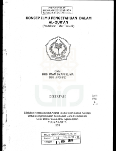 AL-QUR`AN - Digital Library UIN Sunan Kalijaga