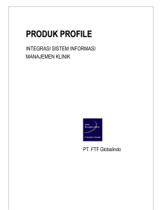 produk profile - PT FTF Globalindo