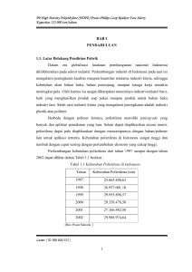 PP.High Density Polyethylene (HDPE) Proses Philips Loop Reaktor