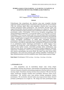 PEMBELAJARAN CEM-LEARNING - Universitas Terbuka Repository