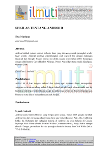 sekilas tentang android
