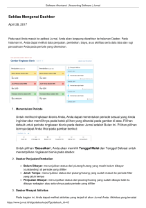 Jurnal Guidebook PDF - Sekilas Mengenai Dashbor