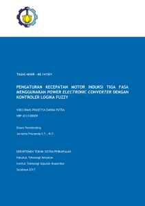 pengaturan kecepatan motor induksi tiga fasa menggunakan power