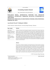 Accounting Analysis Journal