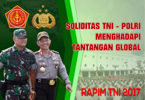 PMK tahun 2016 ttg SOLIDITAS TNI DAN POLRI MENGHADAPI