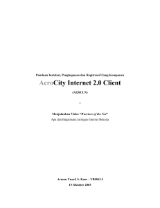 AeroCity Internet 2.0 Client