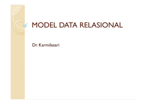 Model Data Relasional [Compatibility Mode]