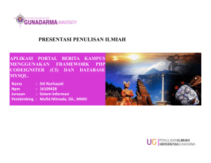 presentasi penulisan ilmiah - Repository Universitas Gunadarma