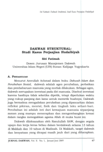 Dakwah Struktural: Studi kasus Perjanjian Hudaibiyah