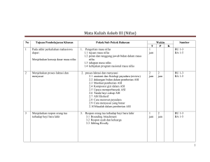 Mata Kuliah Askeb III (Nifas)