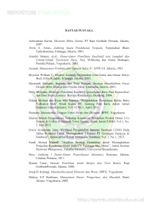 DAFTAR PUSTAKA Adiwarman Karim, Ekonomi Mikro Islami, PT