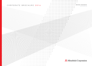 corporate brochure 2016 - Mitsubishi Corporation