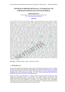 penerapan prinsip mengenal nasabah dalam scripless trading