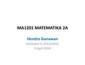 ma1201 matematika 2a ma1201 matematika 2a