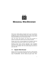 MENGENAL WEB BROWSER