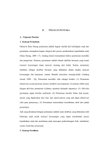 II. TINJAUAN PUSTAKA A. Tinjauan Pustaka 1. Konsep Permainan