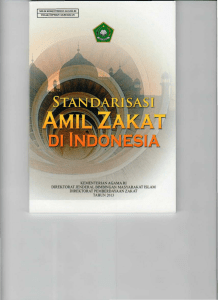 Standarisasi Amil Zakat di Indonesia-2013