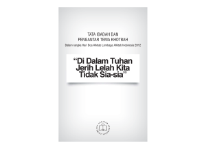 tata ibadah gema 3.indd - Lembaga Alkitab Indonesia