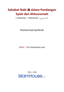 Sahabat Nabi dalam Pandangan Syiah dan Ahlussunnah PDF