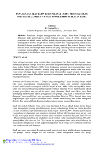 PENGGUNAAN ALAT RODA-RODA PELANGI