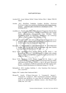 35 DAFTAR PUSTAKA Anonim,2010. Acuan Sediaan Herbal