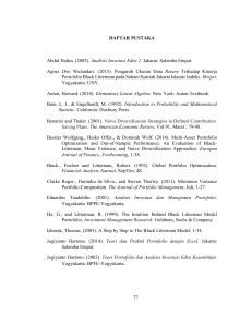 77 DAFTAR PUSTAKA Abdul Halim. (2005). Analisis Investasi Edisi