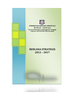 rencana strategis 2012 – 2017