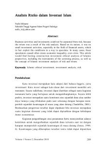 SET ISI Vol 1 No 2 CETAK.pmd - Indonesian Journal of Islam and