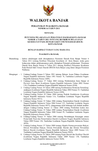 walikota banjar - BPK Perwakilan Provinsi Jawa Barat
