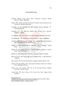 146 DAFTAR PUSTAKA Achmadi, Muchsin. 1988