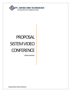 proposal sistem video conference