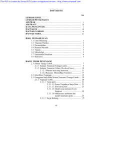 daftar isi - Digilib ITS
