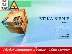 Etika Bisnis - Telkom University