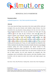 mengenal data warehouse