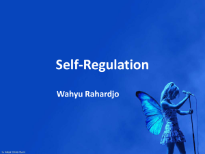 Self-Regulation