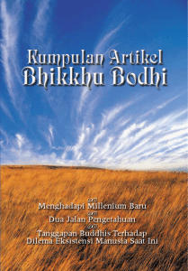 Kumpulan Artikel Bhikkhu Bodhi