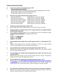 FAQ Simas Investment Plan Bank BII Q Syarat syarat nasabah untuk