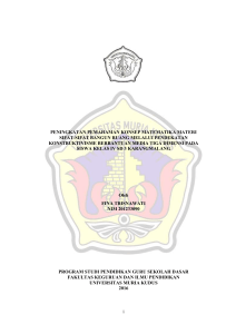 i PENINGKATAN PEMAHAMAN KONSEP MATEMATIKA MATERI