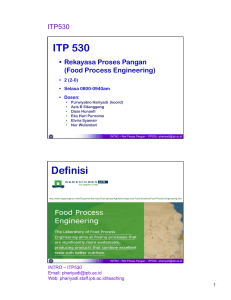 ITP 530 Definisi - Prof. Purwiyatno Hariyadi