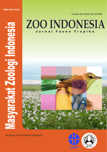 zoo indonesia - E-Journal Research Center for Biology-LIPI