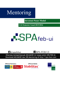 Mentoring - SPA – FEBUI