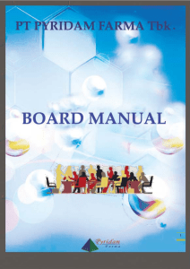 board manual - Pyridam Farma Tbk