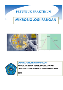 mikrobiologi pangan - Teknologi Pangan UNIMUS