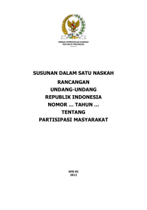 tentang partisipasi masyarakat