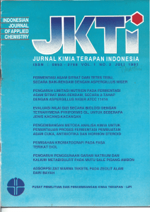 JU-fll - Jurnal Kimia Terapan Indonesia