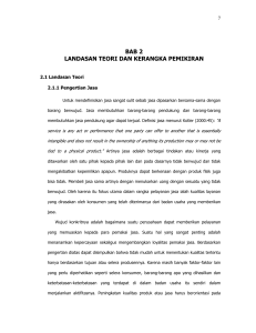 BAB 2 LANDASAN TEORI DAN KERANGKA PEMIKIRAN