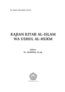 kajian kitab al-islam wa ushul al-hukm