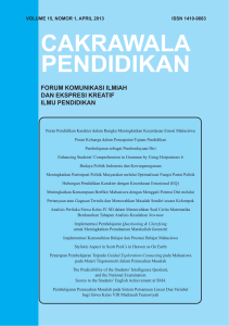 cakrawala pendidikan