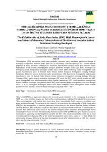 BioLink HUBUNGAN INDEKS MASA TUBUH (IMT)