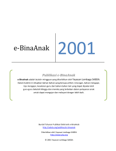 e-BinaAnak 2001 - SABDA